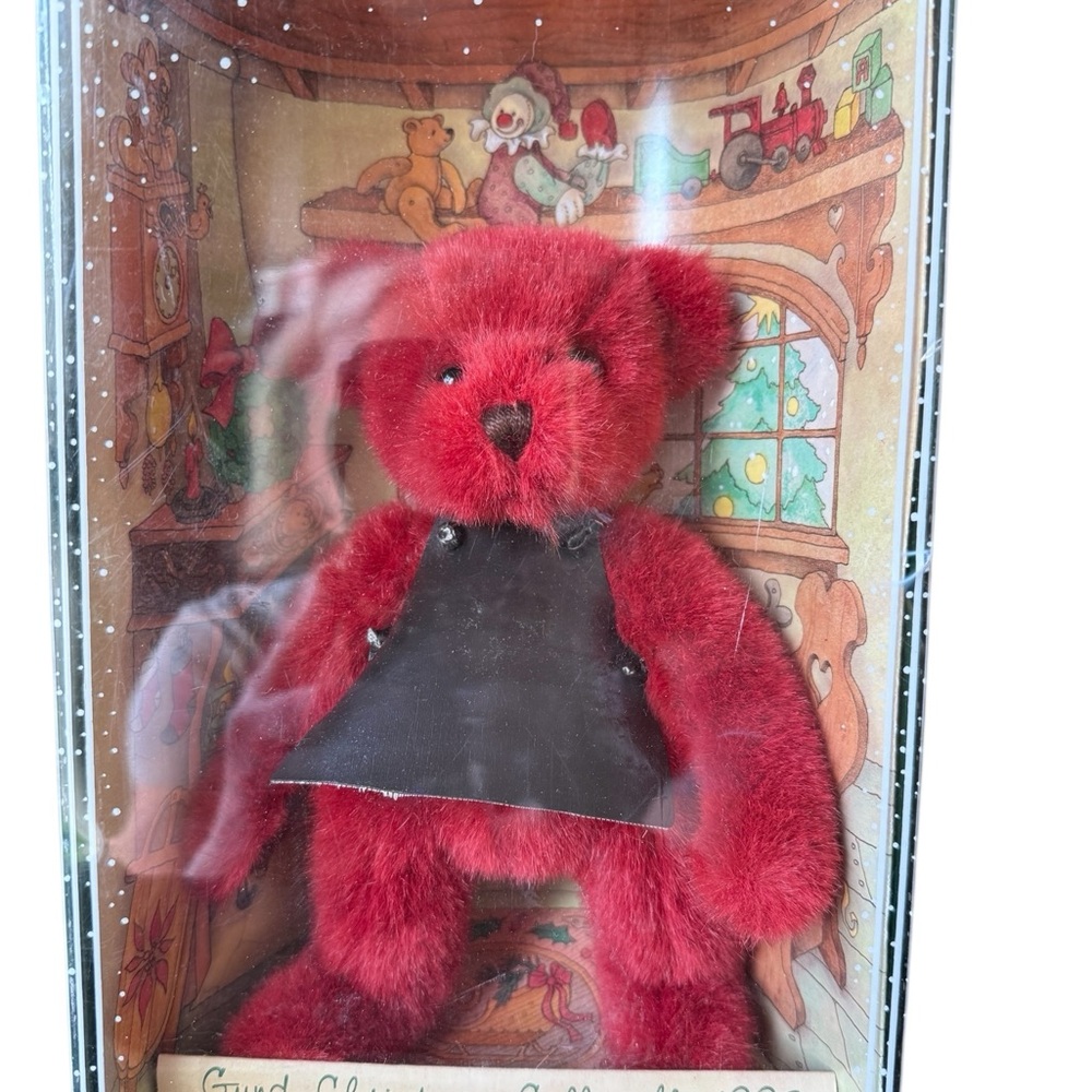 Vtg NIB Gund Christmas Collection 1992 Beat “Yuleberry” highly Collectible